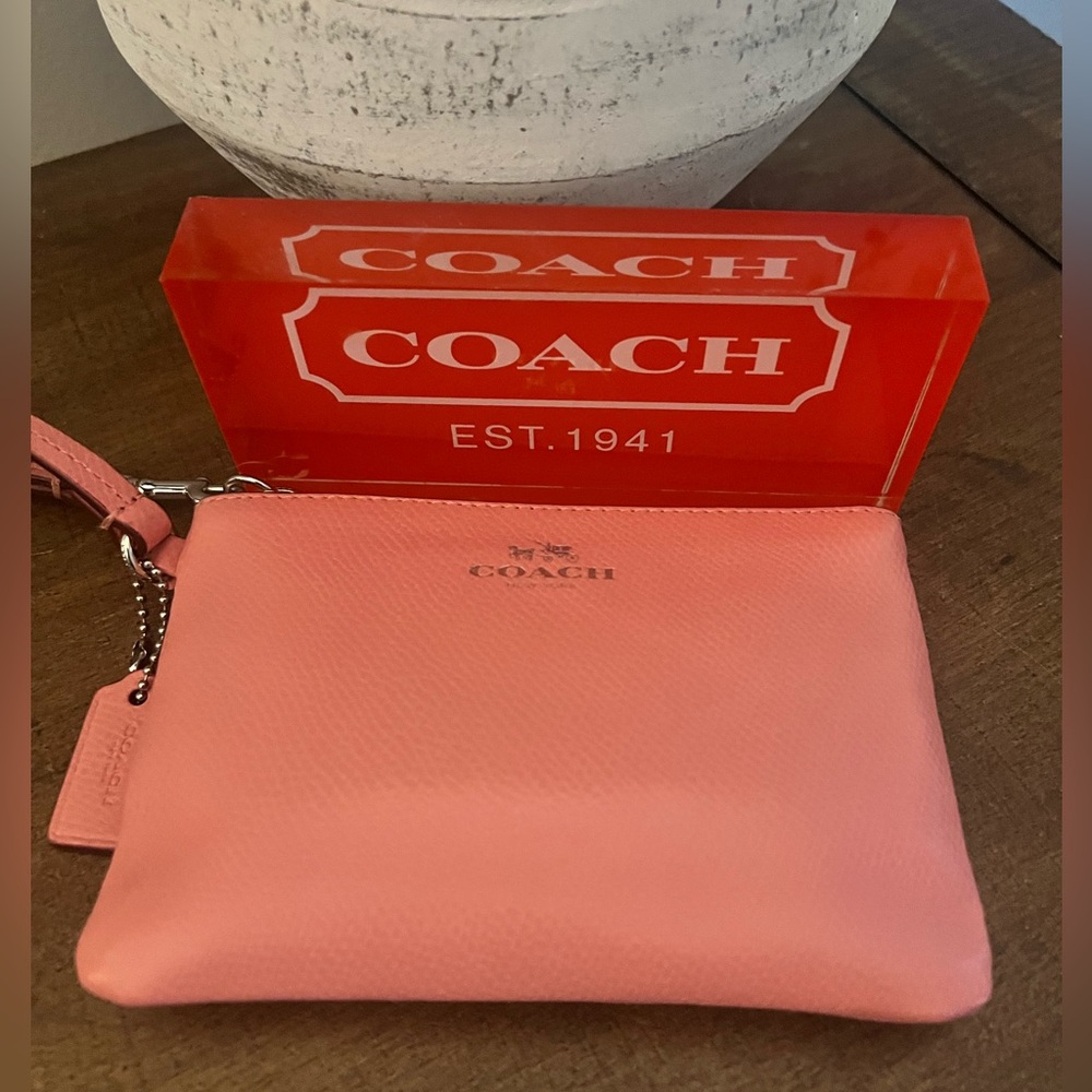 Coach Pink Wristlet